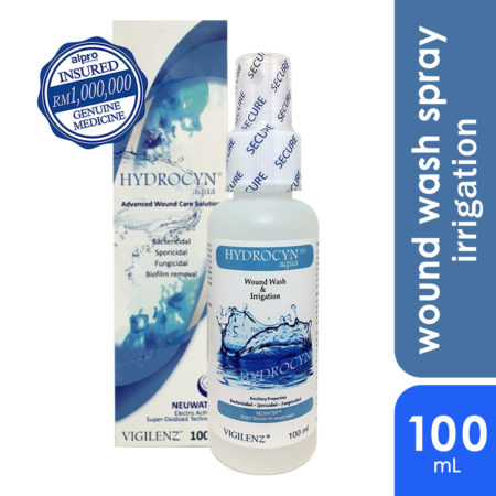 Vigilenz Hydrocyn Aqua Wound Care Spray Mist 100ml