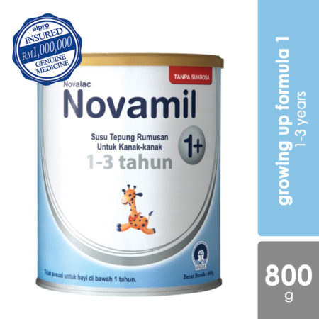 Novalac Novamil 1+ Children's Milk Formula 800g | For Age 1 ~3 Years Old