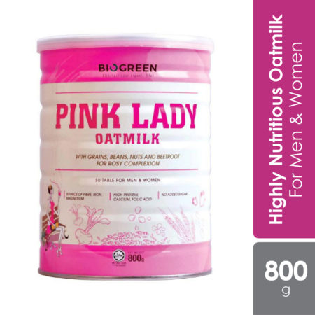 Biogreen Pink Lady Oatmilk 800g | Strengthening Bones and Teeth Density