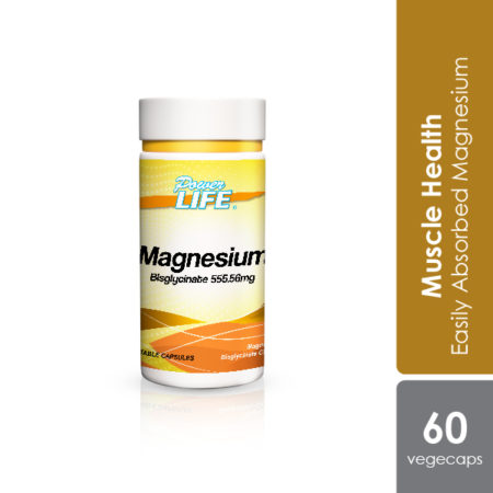 Powerlife Magnesium 555.56mg 60s | Muscle Health