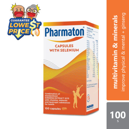 Pharmaton Capsule Multivitamin & Minerals + Ginseng 100s | Enhance Physical Performance