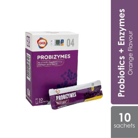 GKB Probizymes 10s | Probiotics With Enzymes For Digestion