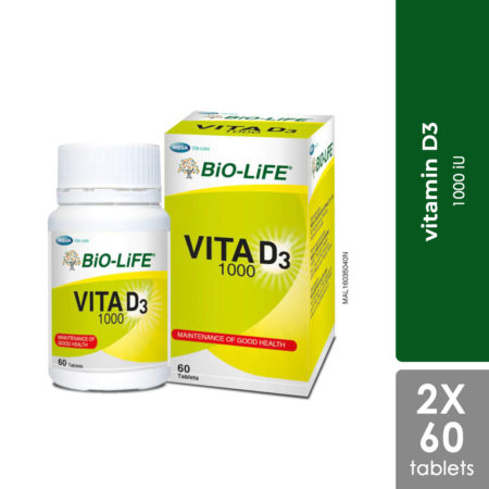 Bio-life Vitamin D3 2x60s | Bone Health