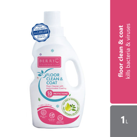 Berry C Sanitizer Floor Clean & Coat 1L | Kill Bacteria & Viruses