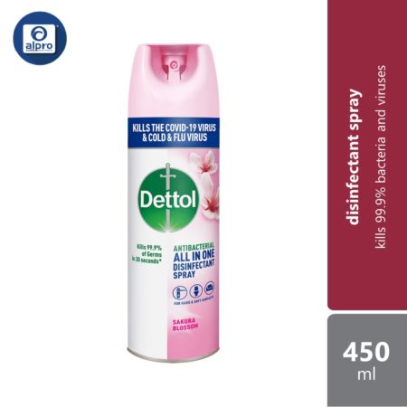 Dettol Disinfectant Spray Sakura 450ml | Kills 99.9% Bacteria And Viruses