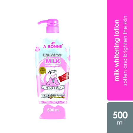 A Bonne Hokkaido Milk Whitening Lotion 500ml | Soften & Brighten the Skin