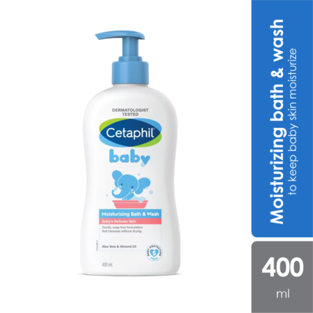 Cetaphil Baby Moisturizing Bath & Wash 400ml | Gentle And Moisturizing