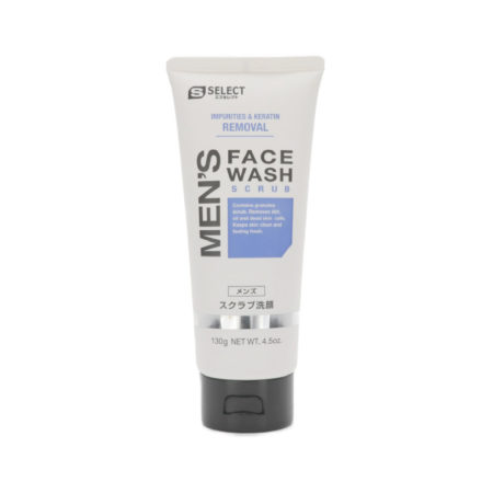 Sugi S Select Men’s Face Wash Scrub 130g | Skin Cleansing & Remove Sebum