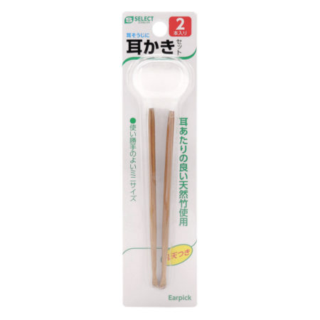 Sugi S Select Bamboo-Feather Earpick 2s