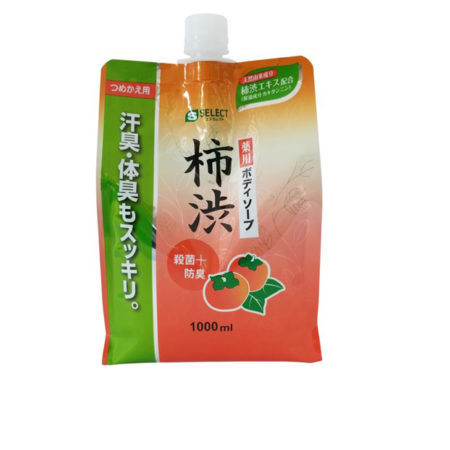 Sugi S Select Kakishibu Body Soap Refill 1000ml