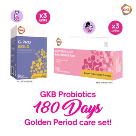 GKB Probiotics 180 Days Golden Period Care Set during Pregnancy and Postpartum