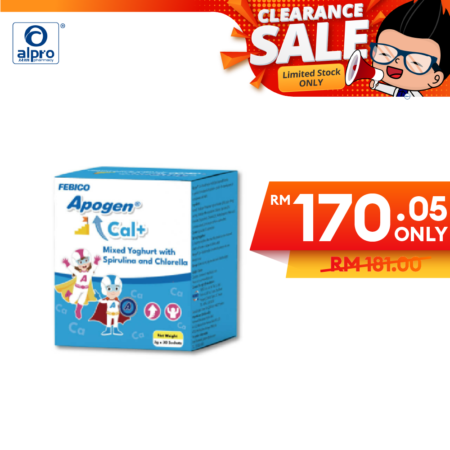 Apogen Cal+ 3G 30s | Calcium supplement for kids