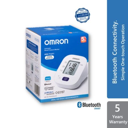 Omron Blood Pressure Monitor HEM-7142T1 (BT)