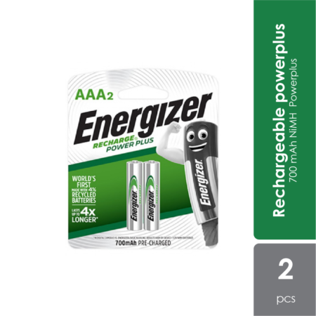 Energizer Rechargeable Battery 2AAA 700 MAH Power Plus