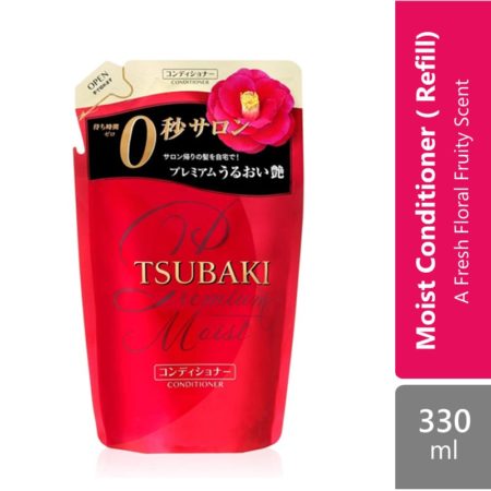 Tsubaki Premium Moist & Repair Conditioner (refill) 330ml | A Fresh Floral Fruity Scent