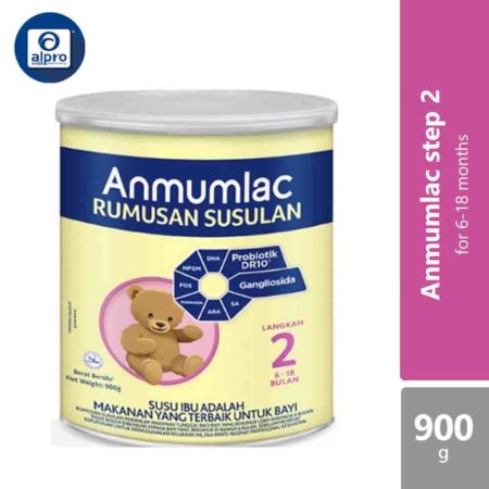 Anmumlac Step 2 Milk Formula Tin 900g | For 6-18 Months