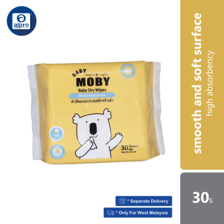 Baby Moby Dry Wipe 30s | Smooth And Soft Surface