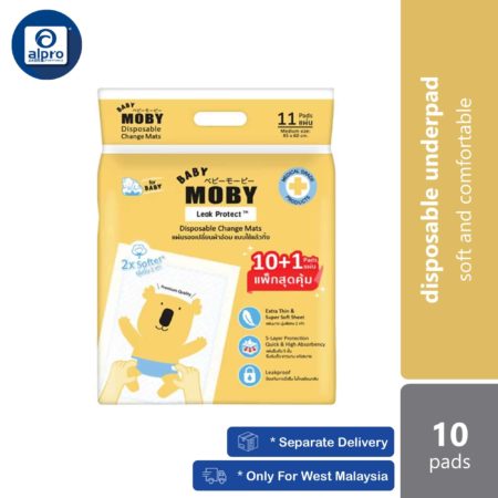 Baby Moby Disposable Underpads 10s | Comfort and Softness