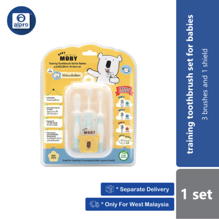 Baby Moby Training Toothbrush Set