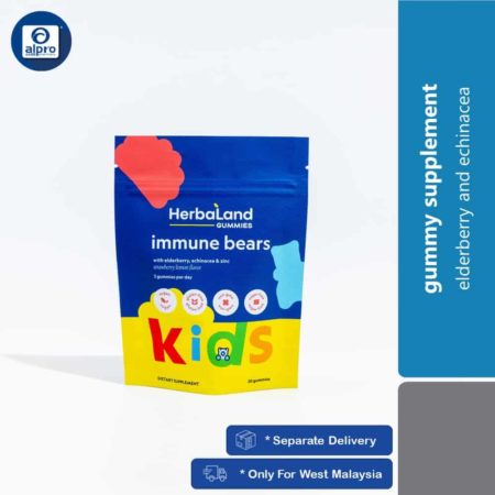 Herbaland Immune Bears For Kids Gummies | Elderberry and Echinacea