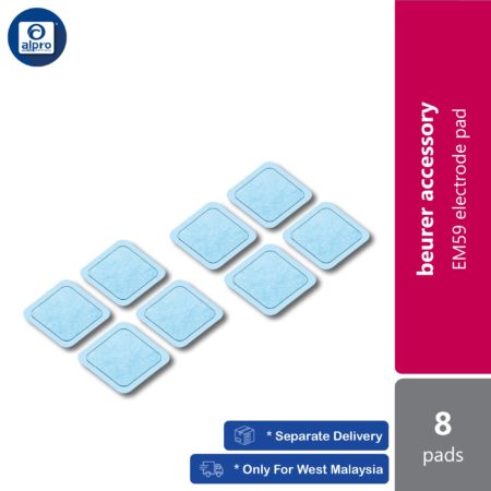 Buerer Tens EM59 Accessory Electrode Standard 8x 8s | Electrode Pads