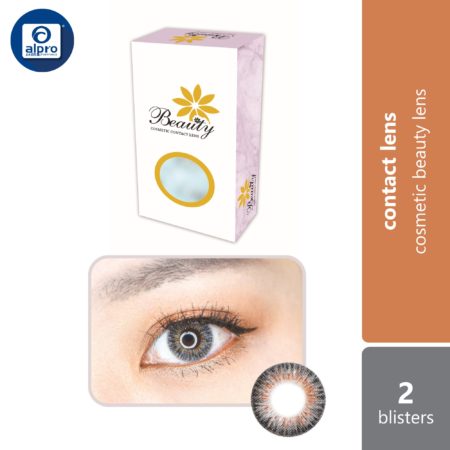 Blincon Beauty Color Lens 30D 2s | Monthly Contact Lenses [Star Grey]