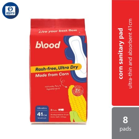 Blood 41cm Corn Pad 8s | Ultra-Thin and Absorbent