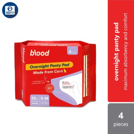 Blood 50cm Corn Panty Pad Size S/M 4s | Maximum Absorbency and Comfort