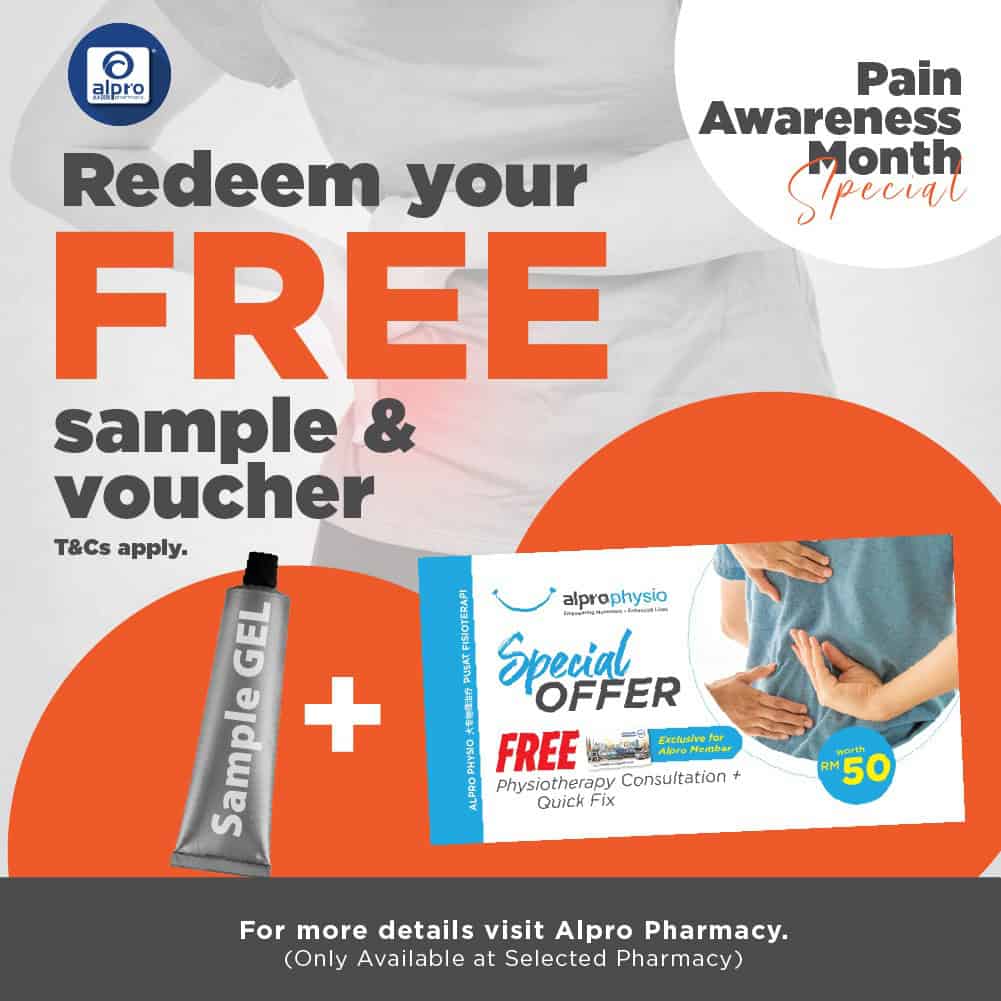 Pain Awareness Month voucher & sample