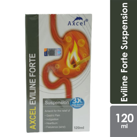 Axcel Eviline Forte Suspension 120ml | Reduce Acidity in Stomach