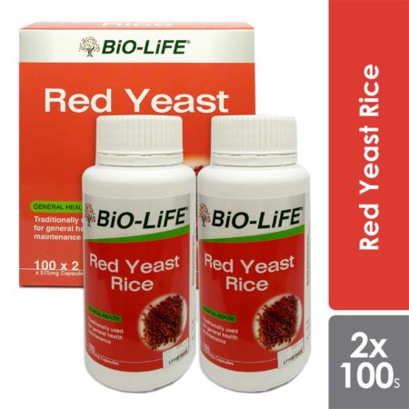 Bio-life Red Yeast 2x100s | Cholesterol Management