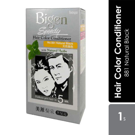 Bigen Speedy Hair Color Conditioner 881 Natural Black