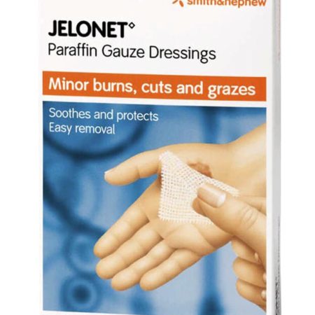 S&n Jelonet Paraffin Gauze Dressing 5cmx5cm 5s