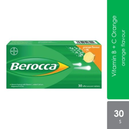 Berocca Effervescent Vitamin C Orange 30s