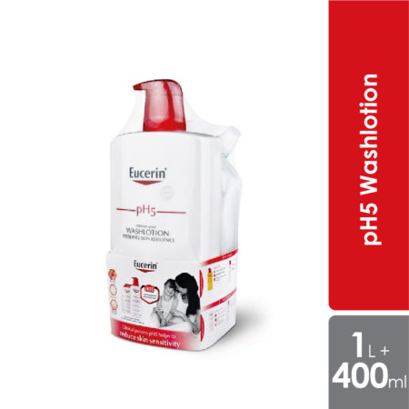 Eucerin Ph5 Wash Lotion 1000ml Free 400ml