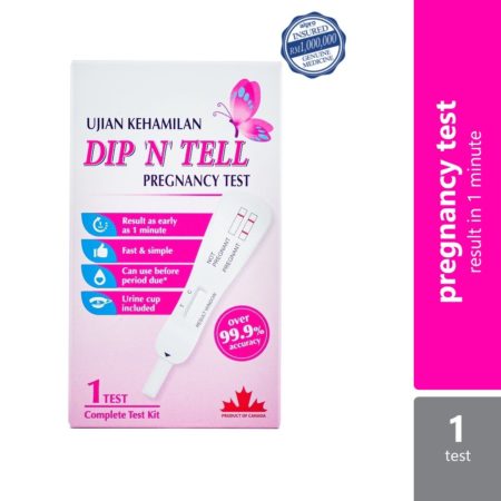 Dip N Tell Pregnancy Test Kit 1s