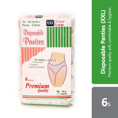 Pan-mate Premium Disposable Panties (xxl) 6s