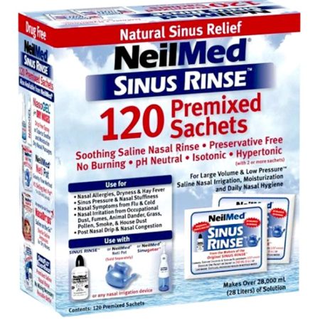 Neilmed Sinus Rinse Premixed 120s | Treat Stuffy Nose