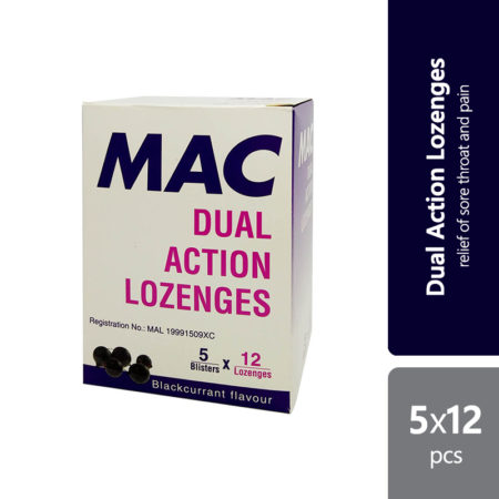 Mac Dual Action Lozenges 5x12s