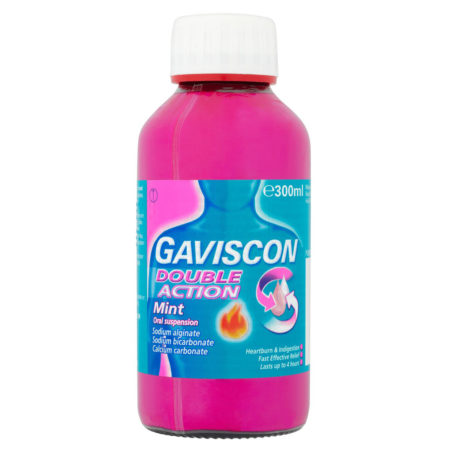 Gaviscon Double Action Liquid 300ml | Provides Dual Relief for Heartburn and Indigestion