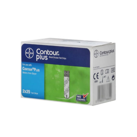 Contour Plus Test Strip 2x25s | Get The Right Amount Of Blood