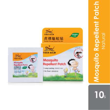 Tiger Balm Mosquito Repellent Patch Natural 10s | Wards Off Mosquitoes and Insect Bites