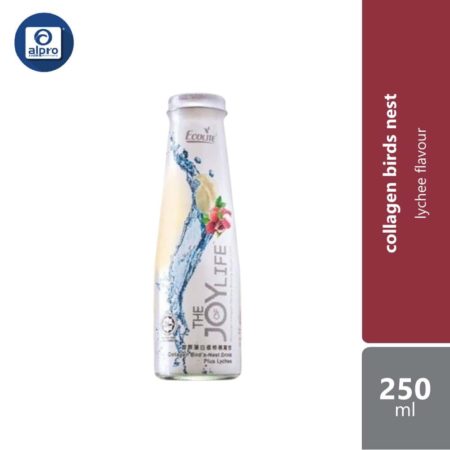 Ecolite Collagen Birds Nest Drink Lychee 250ml | Promote Cell Renewal