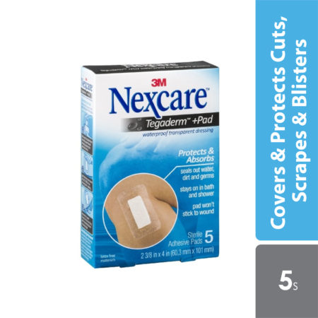 3m Nexcare Tegaderm+pad Transparent Dressing 5s