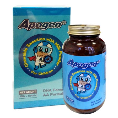 Apogen Children Chewable Tablet 80g | For Eye and Brain Development