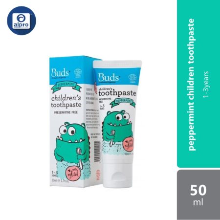 Buds Children Toothpaste Peppermint 50ml