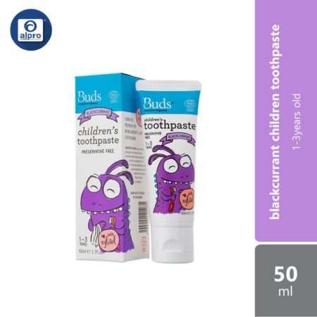 Buds Children Toothpaste Blackcurrant 50ml