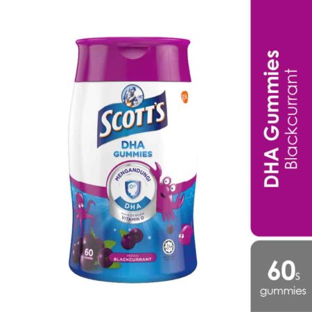 Scotts DHA Gummies Blackcurrant 60s | Brain Health