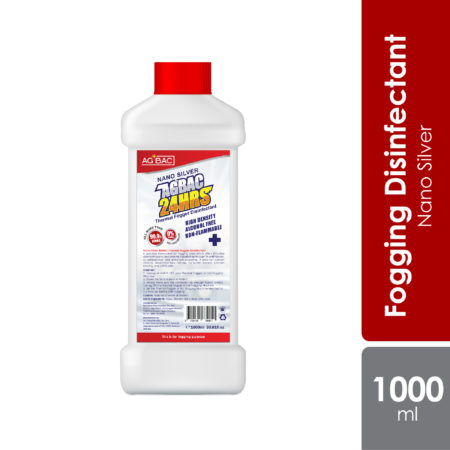 Agbac Fogging Disinfectant Solution 1000 Ml | Kills 99.9% Germs [last Up To 24 Hours]