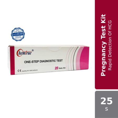 Chemtrue One-step Pregnancy Test Kit Cassette Format 25s